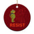 Frog Resist Ceramic Ornament Free Portland Political Satire - Print Your Wear