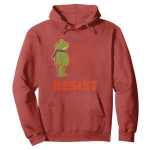 Frog Resist Hoodie Free Portland Political Satire TS02 Red Print Your Wear