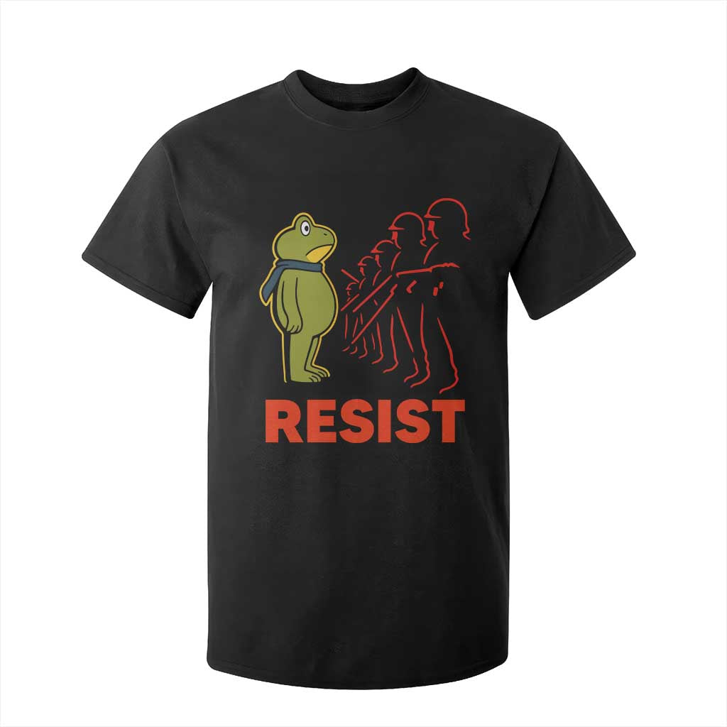 Frog Resist T Shirt For Kid Free Portland Political Satire TS02 Black Print Your Wear