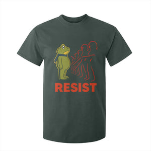 Frog Resist T Shirt For Kid Free Portland Political Satire TS02 Dark Forest Green Print Your Wear