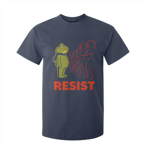 Frog Resist T Shirt For Kid Free Portland Political Satire TS02 Navy Print Your Wear