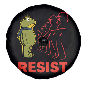 Frog Resist Spare Tire Cover Free Portland Political Satire TS02 Print Your Wear