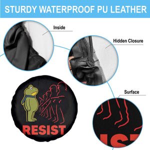 Frog Resist Spare Tire Cover Free Portland Political Satire TS02 Print Your Wear