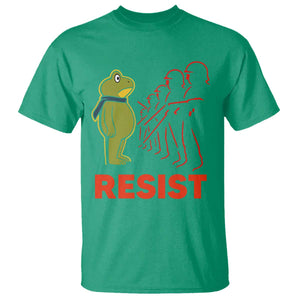 Frog Resist T Shirt Free Portland Political Satire TS02 Irish Green Print Your Wear