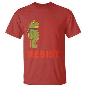 Frog Resist T Shirt Free Portland Political Satire TS02 Red Print Your Wear