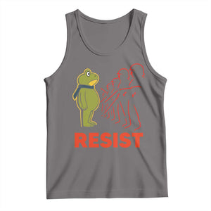 Frog Resist Tank Top Free Portland Political Satire TS02 Deep Heather Print Your Wear