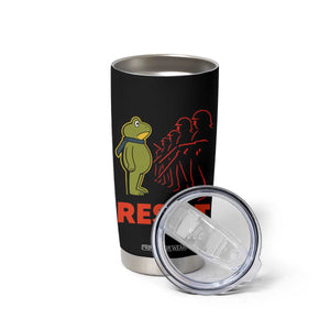 Frog Resist Tumbler Cup Free Portland Political Satire TS02 Print Your Wear