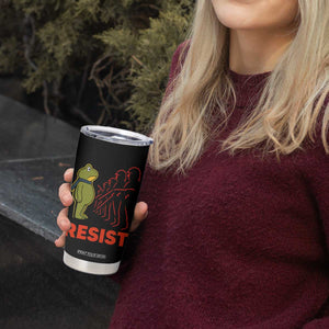 Frog Resist Tumbler Cup Free Portland Political Satire TS02 Print Your Wear