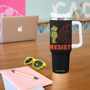 Frog Resist Tumbler With Handle Free Portland Political Satire TS02 Print Your Wear