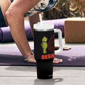 Frog Resist Tumbler With Handle Free Portland Political Satire TS02 Print Your Wear