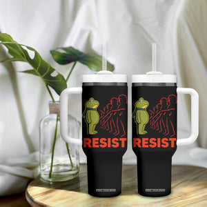 Frog Resist Tumbler With Handle Free Portland Political Satire TS02 Print Your Wear