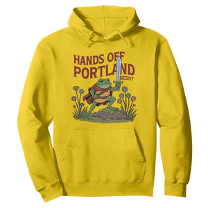 Hands Off Portland Sword Frog Hoodie Freedom Fighters Hero Resist TS02 Daisy Print Your Wear