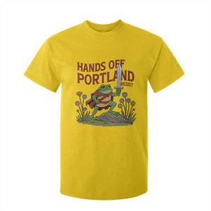 Hands Off Portland Sword Frog T Shirt For Kid Freedom Fighters Hero Resist TS02 Daisy Print Your Wear