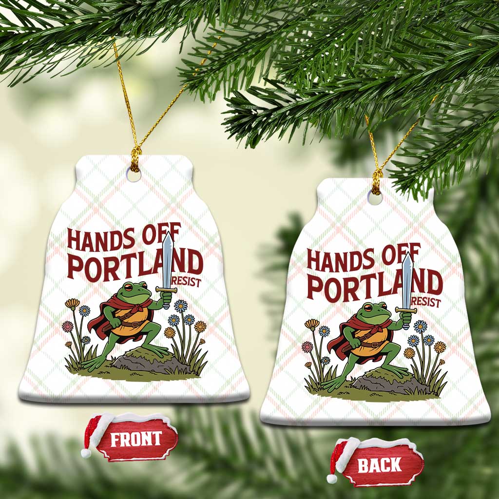 Hands Off Portland Sword Frog Ceramic Ornament Freedom Fighters Hero Resist TS02 Print Your Wear