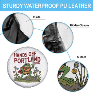 Hands Off Portland Sword Frog Spare Tire Cover Freedom Fighters Hero Resist TS02 Print Your Wear