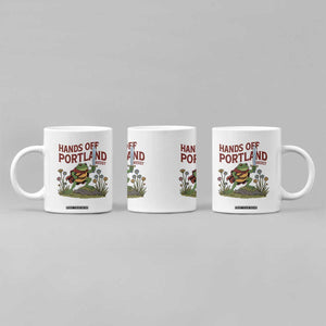 Hands Off Portland Sword Frog Coffee Mug Freedom Fighters Hero Resist TS02 Print Your Wear
