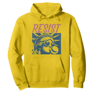 Liberty Resist Hoodie Feminist Bubblegum Statue of Liberty Retro Graphic TS02 Daisy Print Your Wear