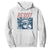 Liberty Resist Hoodie Feminist Bubblegum Statue of Liberty Retro Graphic TS02 White Print Your Wear