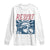 Liberty Resist Long Sleeve Shirt Feminist Bubblegum Statue of Liberty Retro Graphic TS02 White Print Your Wear