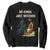 No Kings Just Witches Sweatshirt Feminist Witch Kicking Throne Protest TS02 Black Print Your Wear
