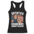Patriotic Grantifa Racerback Tank Top Grandmas Against Fascism Protest American Flag TS02 Black Print Your Wear