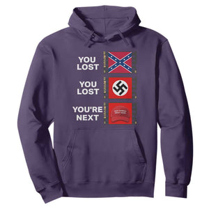 Resist Political Protest Hoodie History Anti Hate Extremism Authoritarianism TS02 Purple Print Your Wear