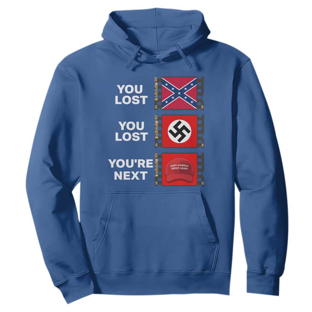 Resist Political Protest Hoodie History Anti Hate Extremism Authoritarianism TS02 Royal Blue Print Your Wear