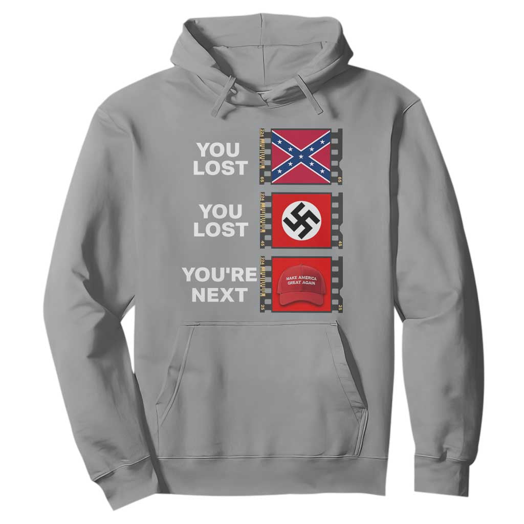 Resist Political Protest Hoodie History Anti Hate Extremism Authoritarianism TS02 Sport Gray Print Your Wear