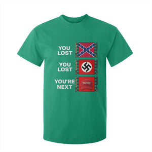 Resist Political Protest T Shirt For Kid History Anti Hate Extremism Authoritarianism TS02 Irish Green Print Your Wear