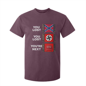 Resist Political Protest T Shirt For Kid History Anti Hate Extremism Authoritarianism TS02 Maroon Print Your Wear