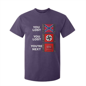 Resist Political Protest T Shirt For Kid History Anti Hate Extremism Authoritarianism TS02 Purple Print Your Wear