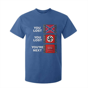 Resist Political Protest T Shirt For Kid History Anti Hate Extremism Authoritarianism TS02 Royal Blue Print Your Wear