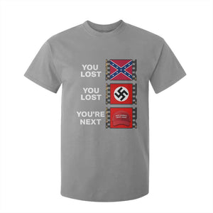 Resist Political Protest T Shirt For Kid History Anti Hate Extremism Authoritarianism TS02 Sport Gray Print Your Wear