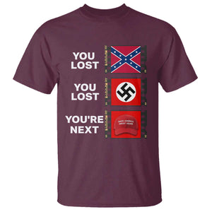 Resist Political Protest T Shirt History Anti Hate Extremism Authoritarianism TS02 Maroon Print Your Wear