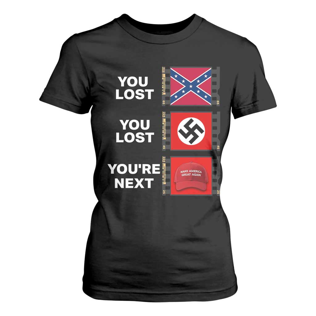 Resist Political Protest T Shirt For Women History Anti Hate Extremism Authoritarianism TS02 Black Print Your Wear