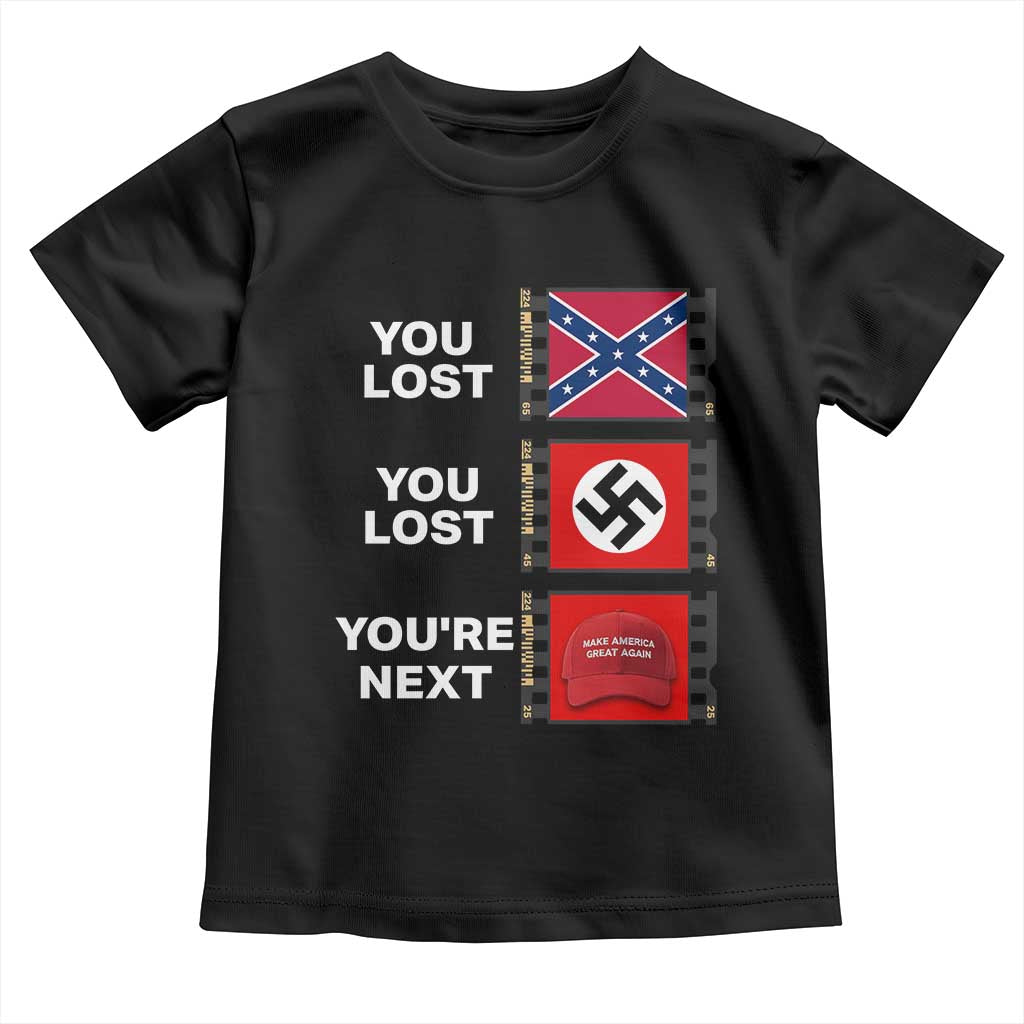 Resist Political Protest Toddler T Shirt History Anti Hate Extremism Authoritarianism TS02 Black Print Your Wear
