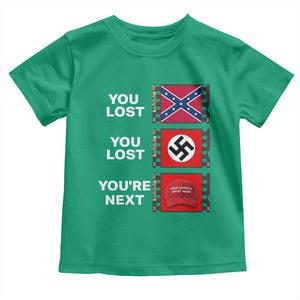 Resist Political Protest Toddler T Shirt History Anti Hate Extremism Authoritarianism TS02 Irish Green Print Your Wear