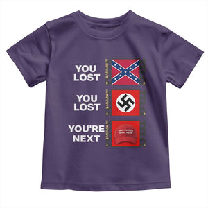 Resist Political Protest Toddler T Shirt History Anti Hate Extremism Authoritarianism TS02 Purple Print Your Wear