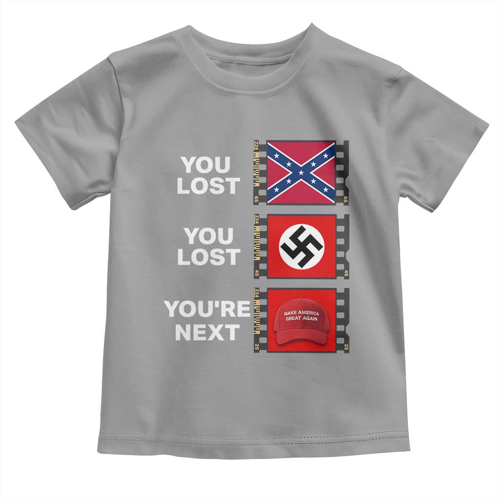 Resist Political Protest Toddler T Shirt History Anti Hate Extremism Authoritarianism TS02 Sport Gray Print Your Wear