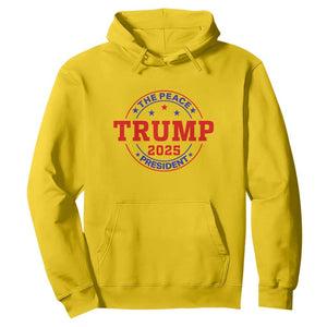 Trump 2025 The Peace President Hoodie Patriotic Campaign Gift for Supporters TS02 Daisy Print Your Wear