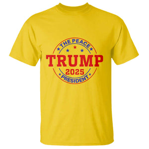 Trump 2025 The Peace President T Shirt Patriotic Campaign Gift for Supporters TS02 Daisy Print Your Wear