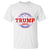 Trump 2025 The Peace President T Shirt Patriotic Campaign Gift for Supporters TS02 White Print Your Wear