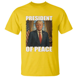 Trump President of Peace Patriotic T Shirt Political Statement Gift for Conservatives Supporters TS02 Daisy Print Your Wear