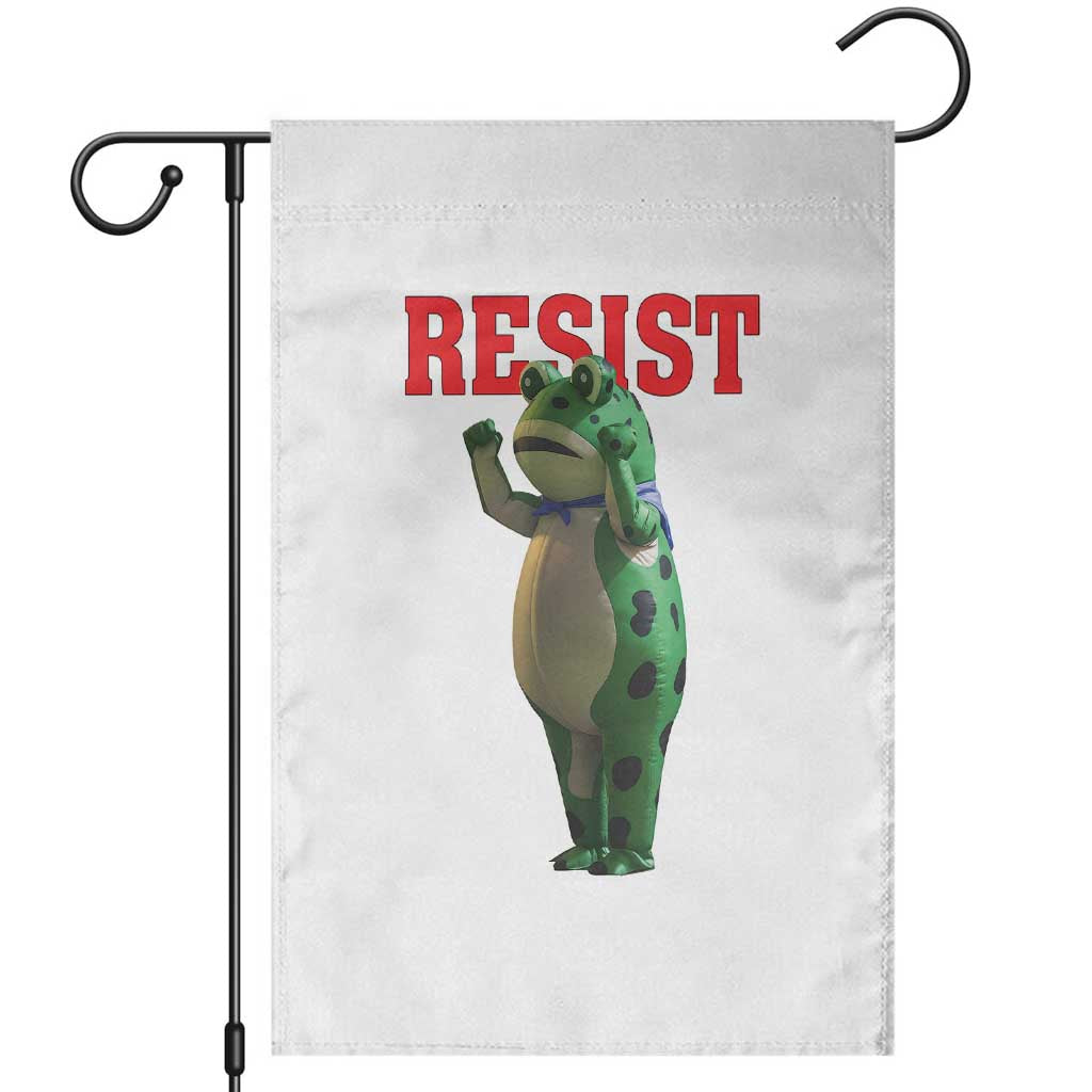 Funny Inflatable Portland Frog Resist Garden Flag Freedom Protest TS02 White Print Your Wear