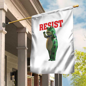 Funny Inflatable Portland Frog Resist Garden Flag Freedom Protest - Print Your Wear