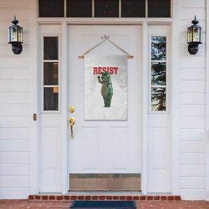 Funny Inflatable Portland Frog Resist Garden Flag Freedom Protest - Print Your Wear