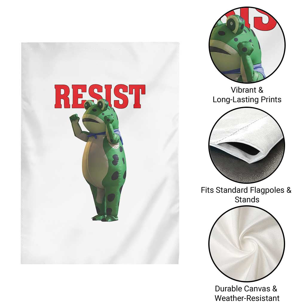 Funny Inflatable Portland Frog Resist Garden Flag Freedom Protest TS02 Print Your Wear