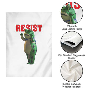 Funny Inflatable Portland Frog Resist Garden Flag Freedom Protest - Print Your Wear
