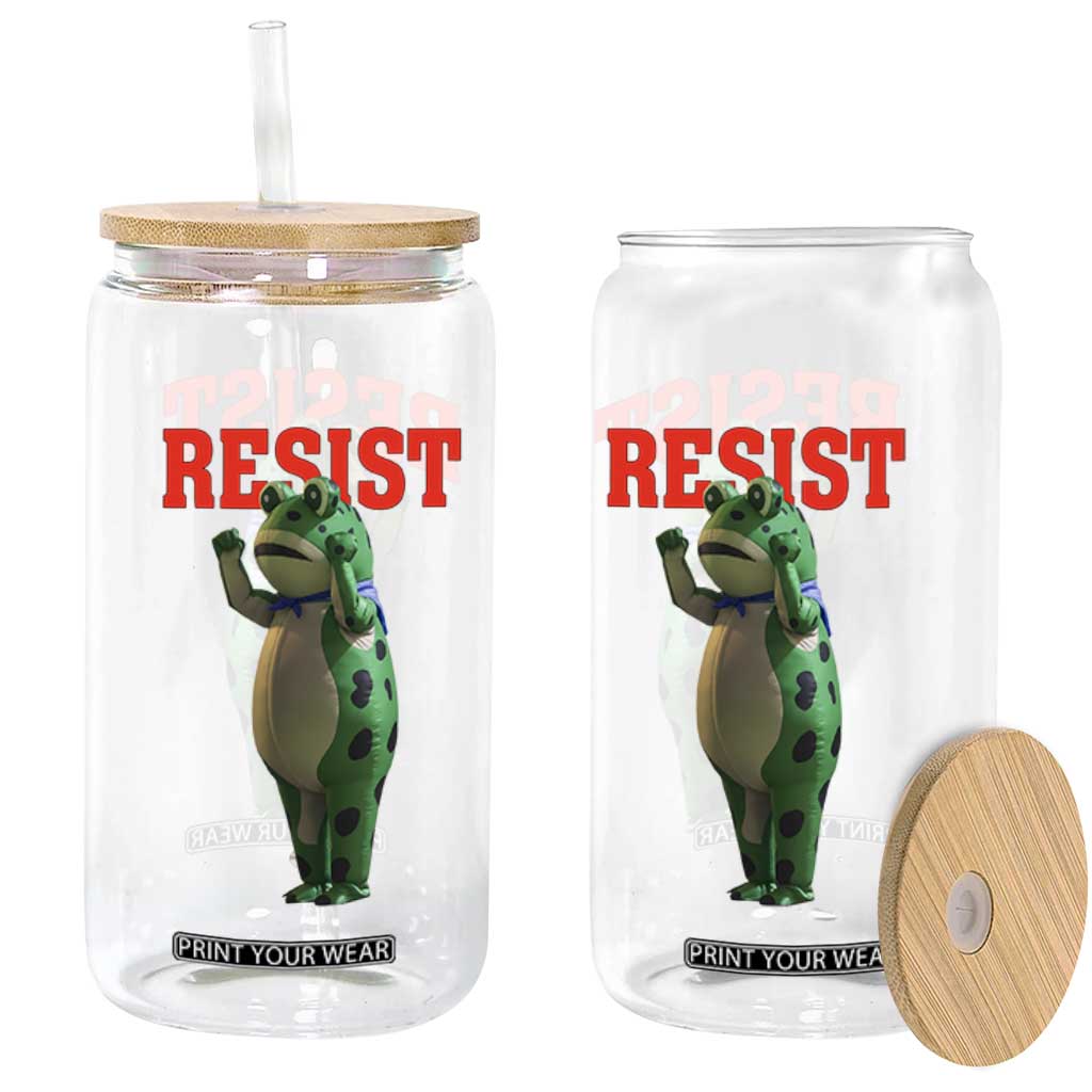 Funny Inflatable Portland Frog Resist Glass Can Freedom Protest TS02 Print Your Wear