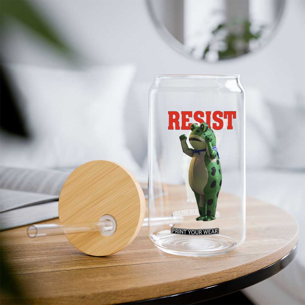 Funny Inflatable Portland Frog Resist Glass Can Freedom Protest TS02 Print Your Wear